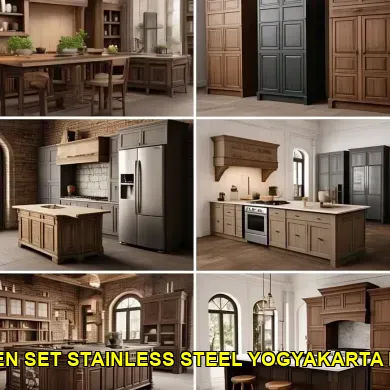 kitchen set stainless steel yogyakarta murah